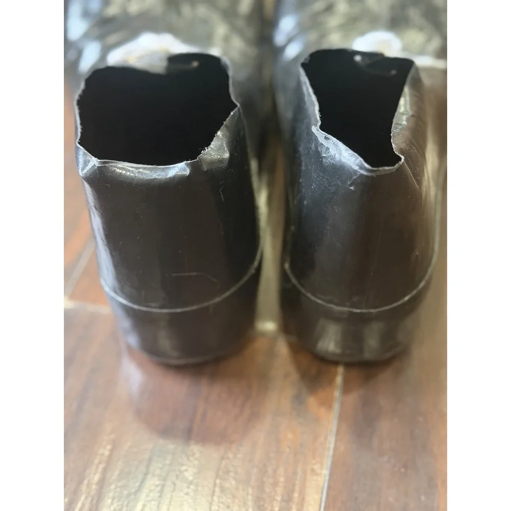 Vintage Clown Giant Oversized Shoes Adult Black Plastic Pierre Style Unmarked